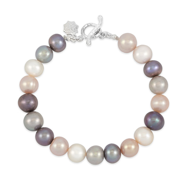 Large Mixed Freshwater Pearl Strand Bracelet