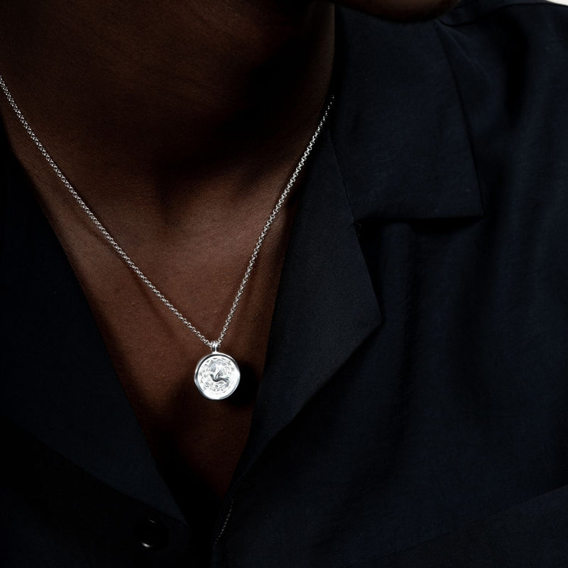 Men's Peace Dove Talisman Necklace