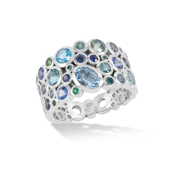 DCR60G-18W-TEAL-Dower-and-Hall-18k-White-Gold-Bespoke-Teal-Cascade-Ring-1