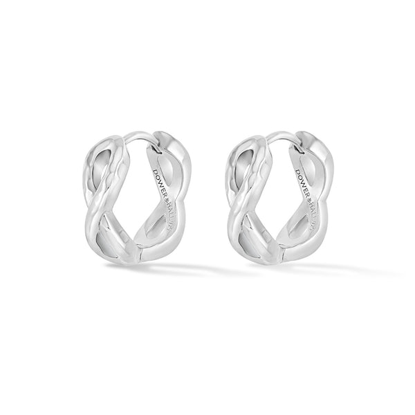 EWE29-S-Dower-and-Hall-Sterling-Silver-Small-Infinity-Huggie-Hoops