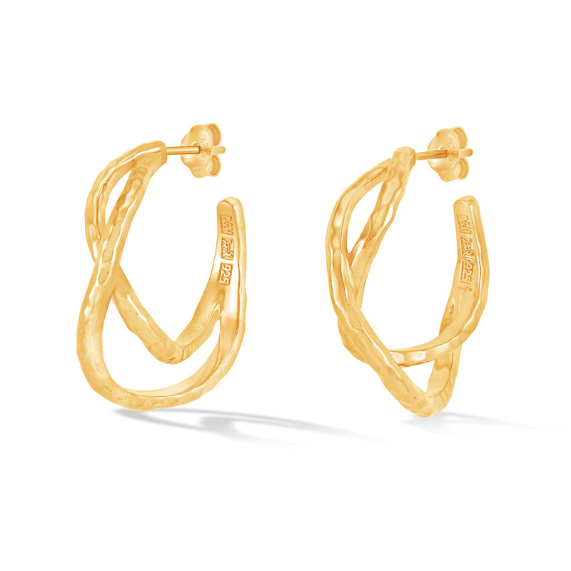 EWE31-V-Dower-and-Hall-Yellow-Gold-Vermeil-Entwined-Chunky-Infinity-Twist-Hoops