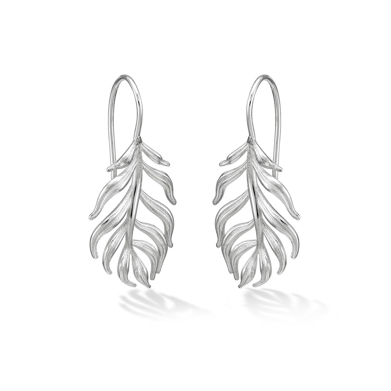 FE54-S-Dower-and-Hall-Sterling-Silver-Long-Angel-Feather-Drop-Earrings