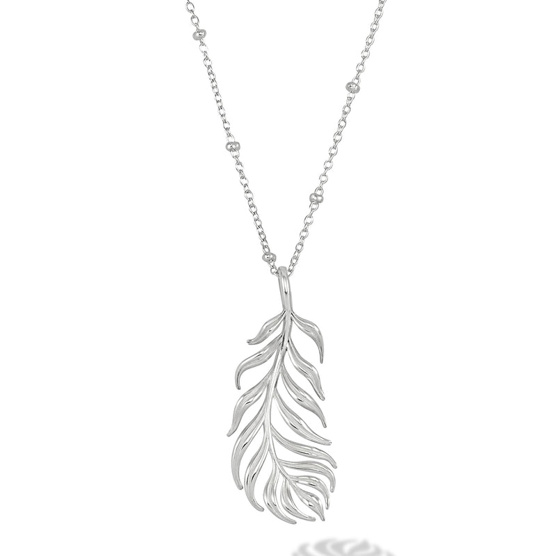 FP56-S-Dower-and-Hall-Sterling-Silver-Long-Angel-Feather-Pendant