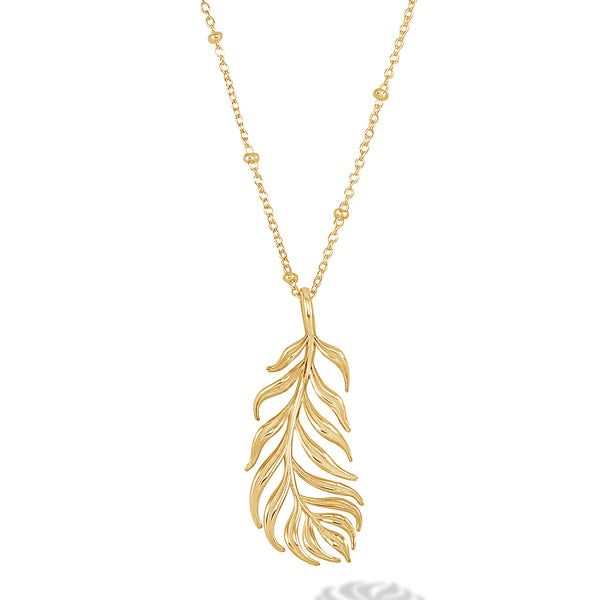 FP56-V-Dower-and-Hall-Yellow-Gold-Vermeil-Long-Angel-Feather-Pendant