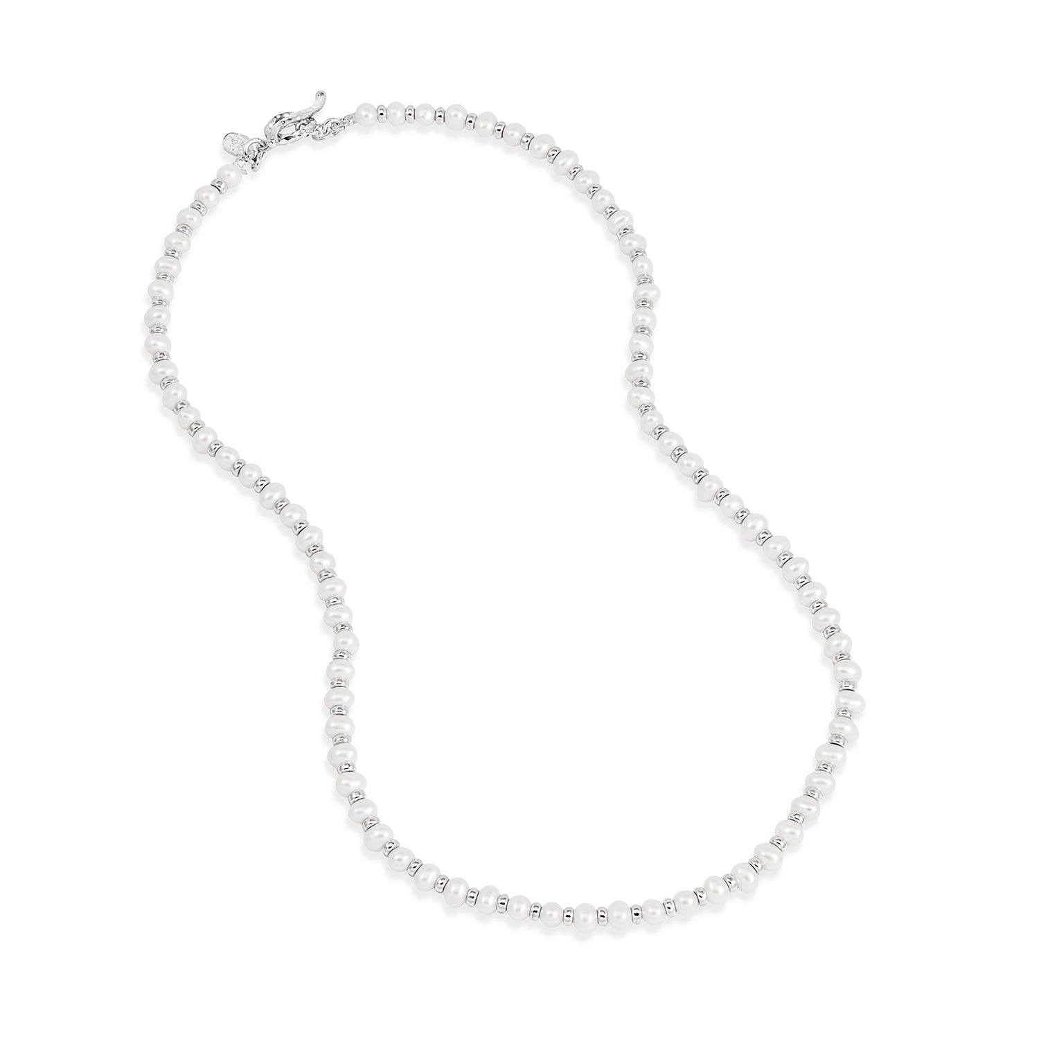 Timeless White Pearl Halo Necklace