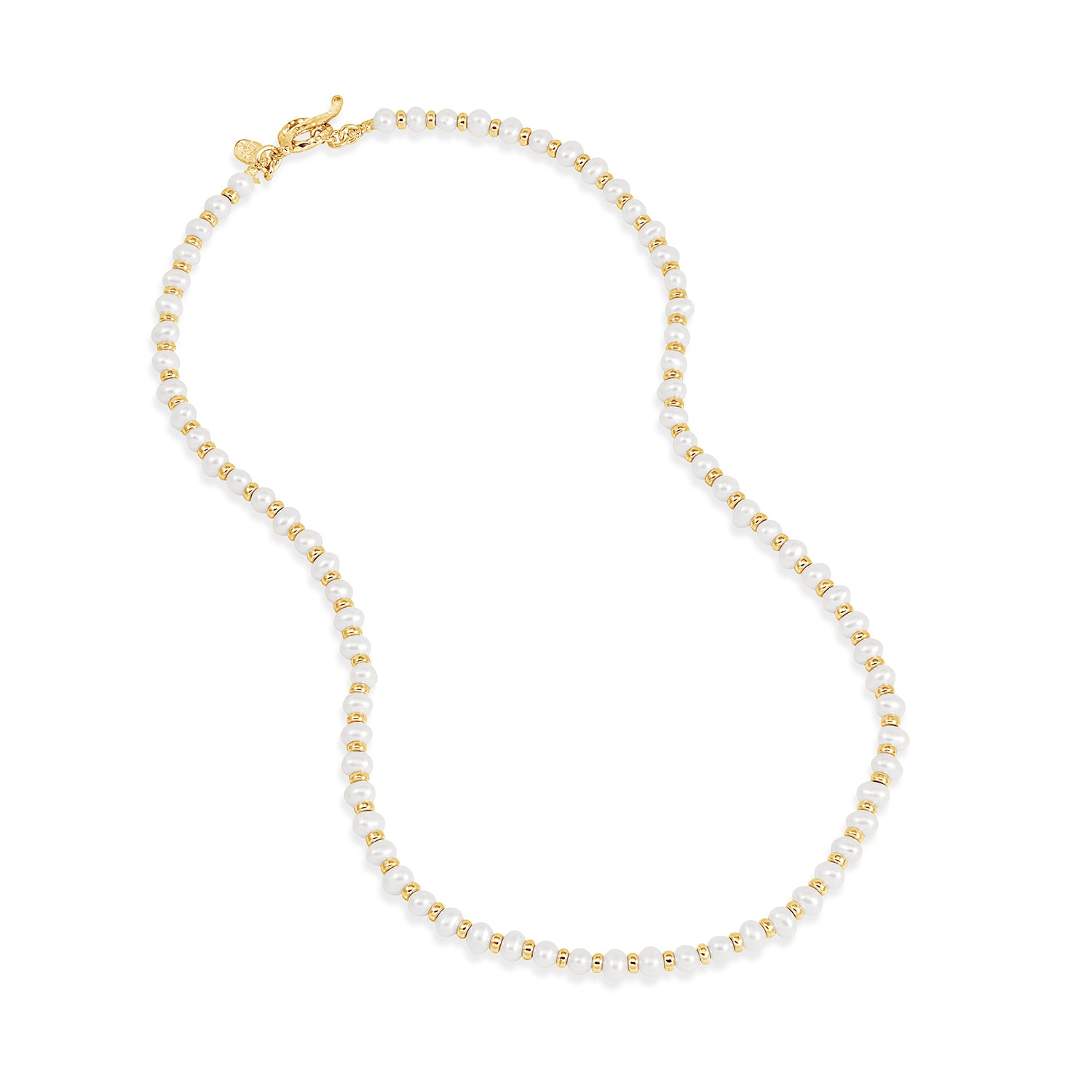 Timeless White Pearl Halo Necklace