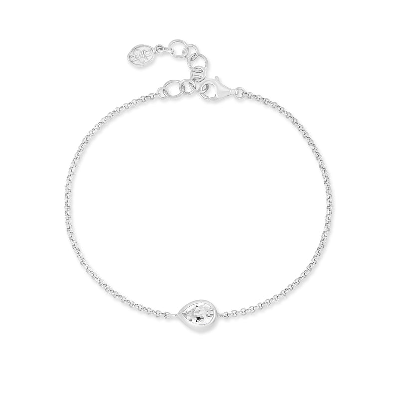 HHB80-S-WT-Dower-and-Hall-Sterling-Silver-White-Topaz-Pear-Chain-Bracelet