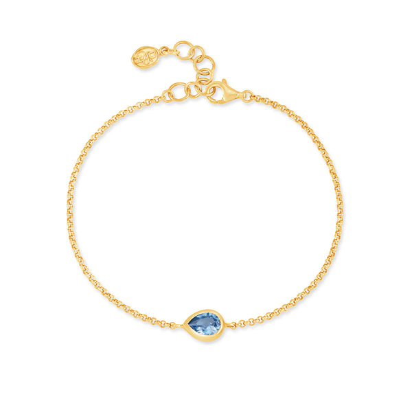 HHB80-V-BT-Dower-and-Hall-Yellow-Gold-Vermeil-Blue-Topaz-Pear-Chain-Bracelet