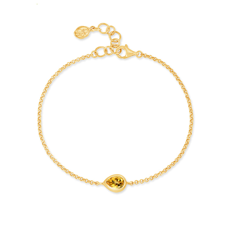 HHB80-V-CIT-Dower-and-Hall-Yellow-Gold-Vermeil-Citrine-Pear-Chain-Bracelet