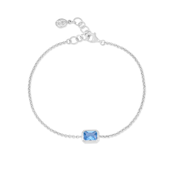 HHB90-S-BT-Dower-and-Hall-Sterling-Silver-Blue-Topaz-Octagon-Chain-Bracelet