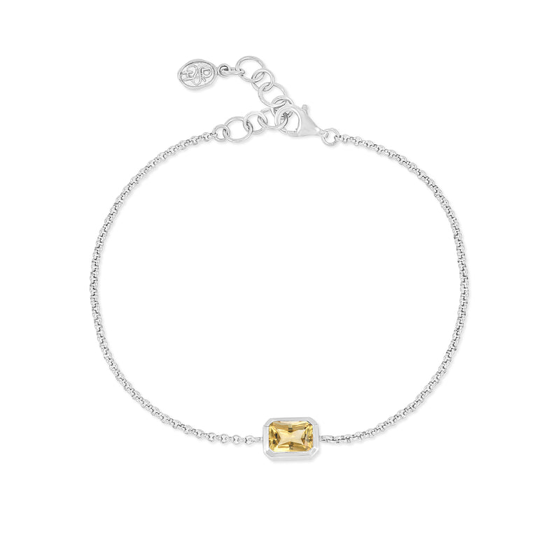 HHB90-S-CIT-Dower-and-Hall-Sterling-Silver-Citrine-Octagon-Chain-Bracelet