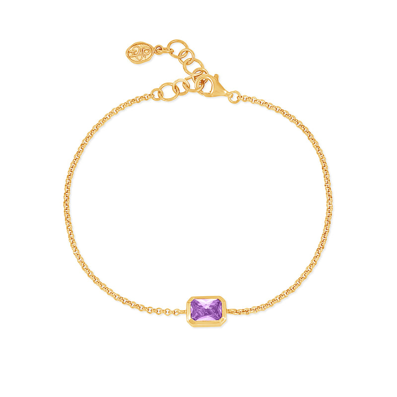 HHB90-V-AME-Dower-and-Hall-Yellow-Gold-Vermeil-Amethyst-Octagon-Chain-Bracelet