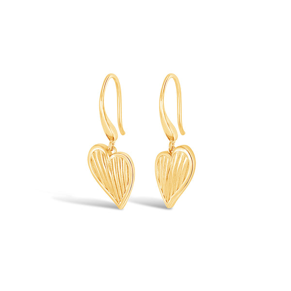 Humbug Heart Drop Earrings