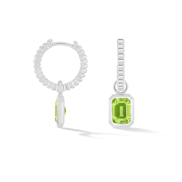 HHE93-S-PERI-Dower-and-Hall-Sterling-Silver-Peridot-Humbug-Huggie-Charm-Hoops