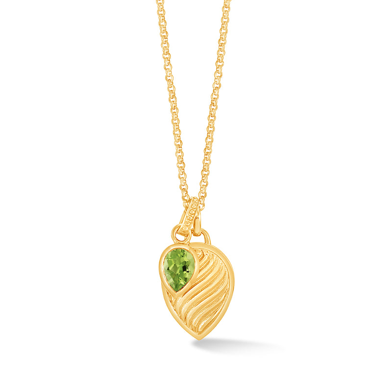 HHP81-V-PERI-Dower-and-Hall-Yellow-Gold-Vermeil-Peridot-Twist-Peardrop-Necklace