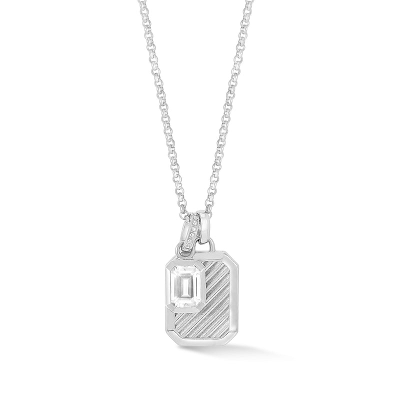 HHP91-S-WT-Dower-and-Hall-Sterling-Silver-White-Topaz-Octagon-Humbug-Necklace