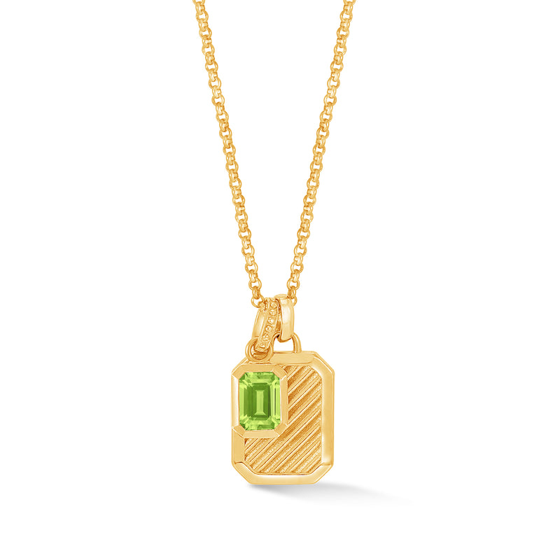 HHP91-V-PERI-Dower-and-Hall-Yellow-Gold-Vermeil-Peridot-Octagon-Humbug-Necklace