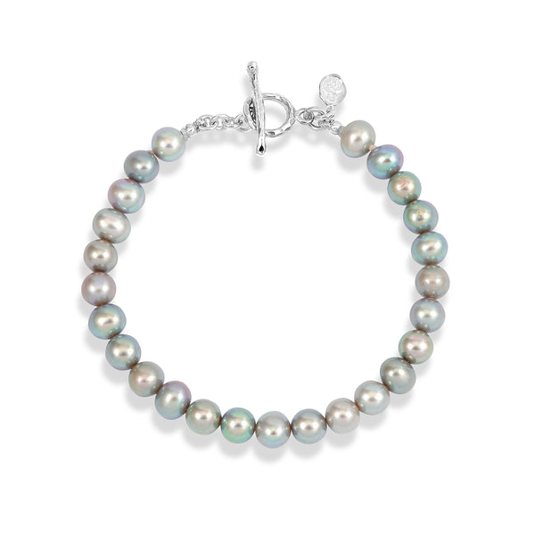 3.0 - 8.5mm Cultured Freshwater Pearl Imperial Lace Bracelet in Sterling  Silver - 7.5