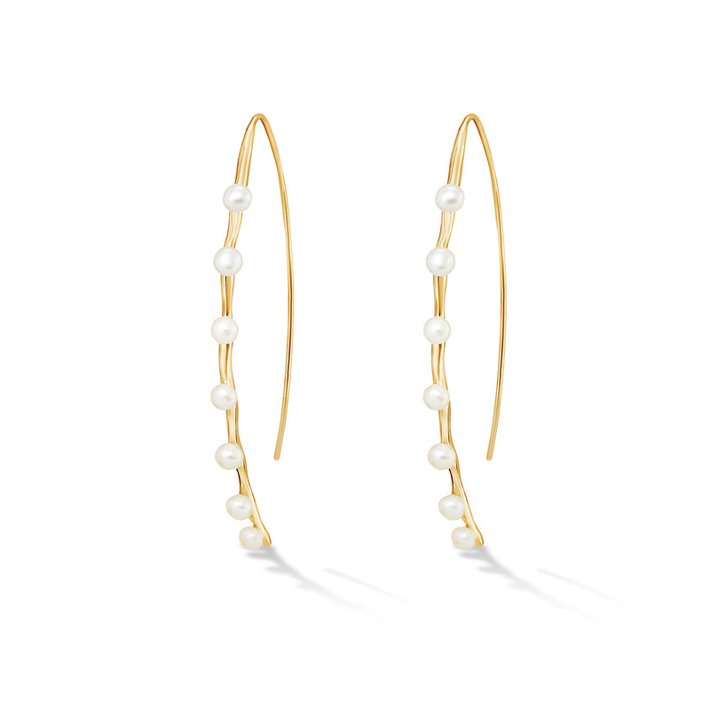     LUE17-V-WP-Dower-and-Hall-Yellow-Gold-Vermeil-Long-Waterfall-Pearl-Drop-Earrings