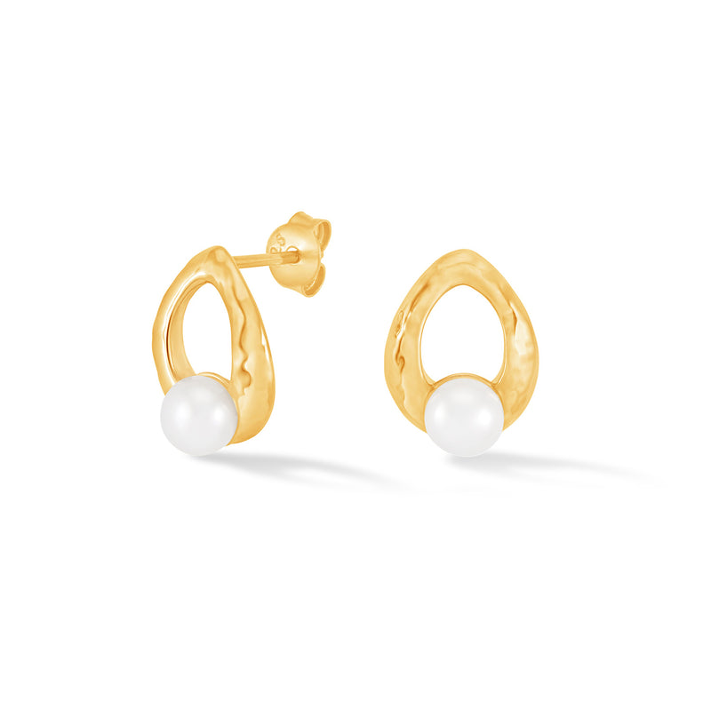 LUE28-V-WP-Dower-and-Hall-Yellow-Gold-Vermeil-Waterfall-Pearl-Droplet-Studs