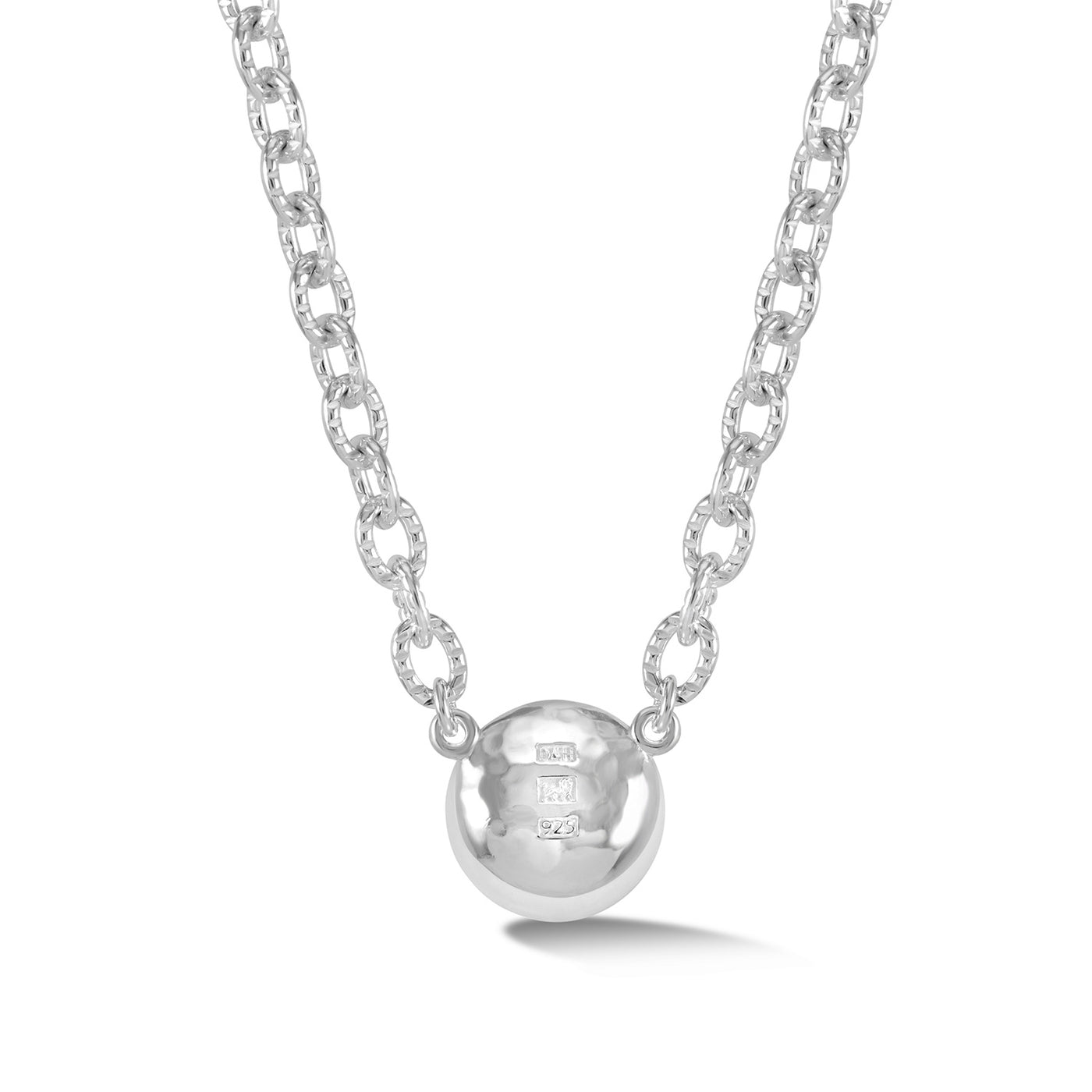 Large hint of silver grey pearl necklace,Mallorcan deals 14mm Pearl Necklace with Sterling Silver lock