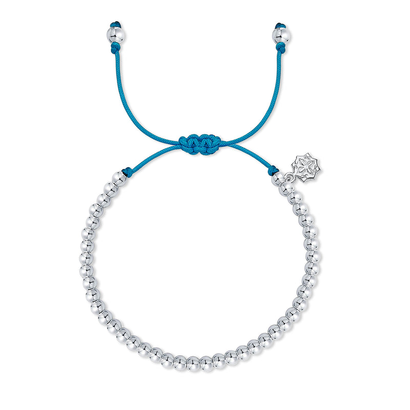 Blue Misanga Cord Bracelet