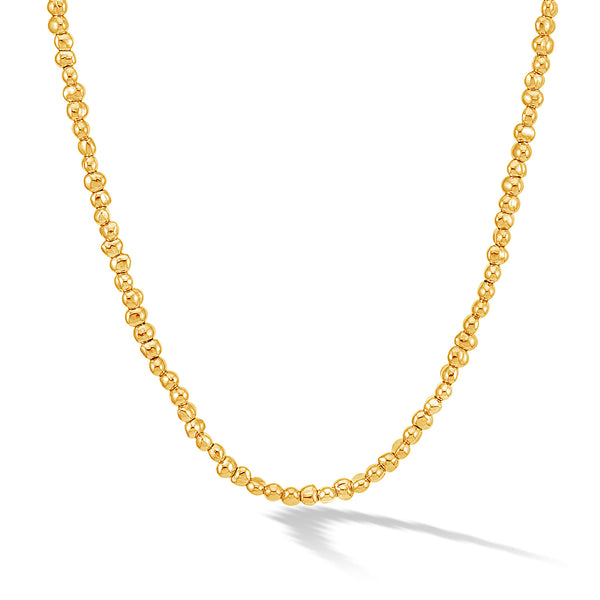 10K Solid Yellow Gold Figaro Link Chain Necklace For Men & Women –  JewelzKing