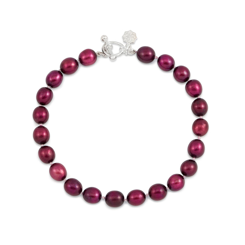 Berry Pearl Bracelet