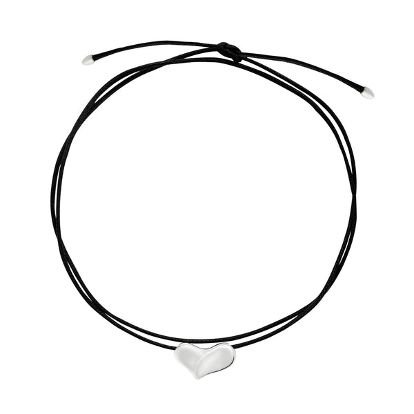 PHP3-S-BLK-Dower-and-Hall-Sterling-Silver-Medium-Puff-Heart-Cord-Necklace-1