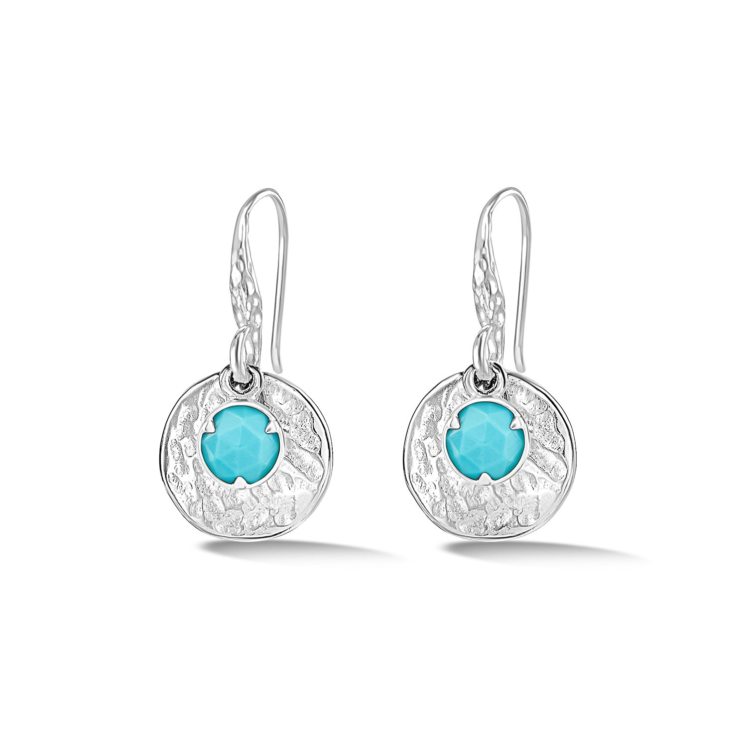 Turquoise on sale leverback earrings