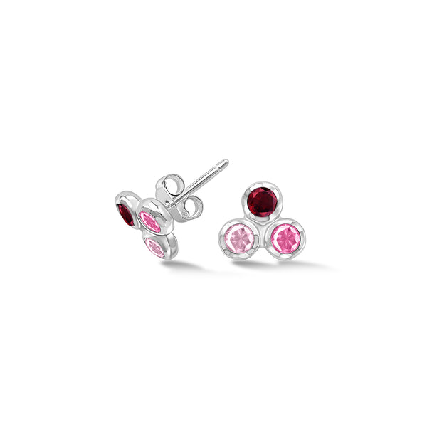 Berry Array Trio Studs