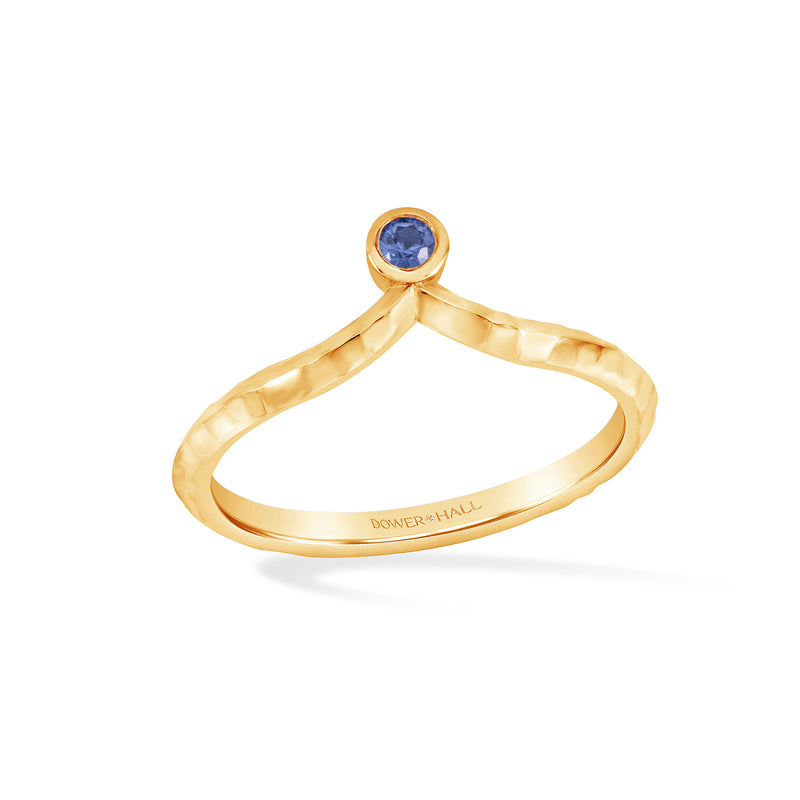 14k Sapphire Wish Twinkle Ring