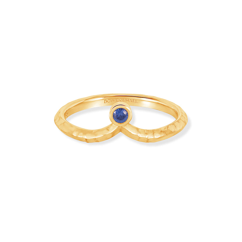 14k Sapphire Wish Twinkle Ring