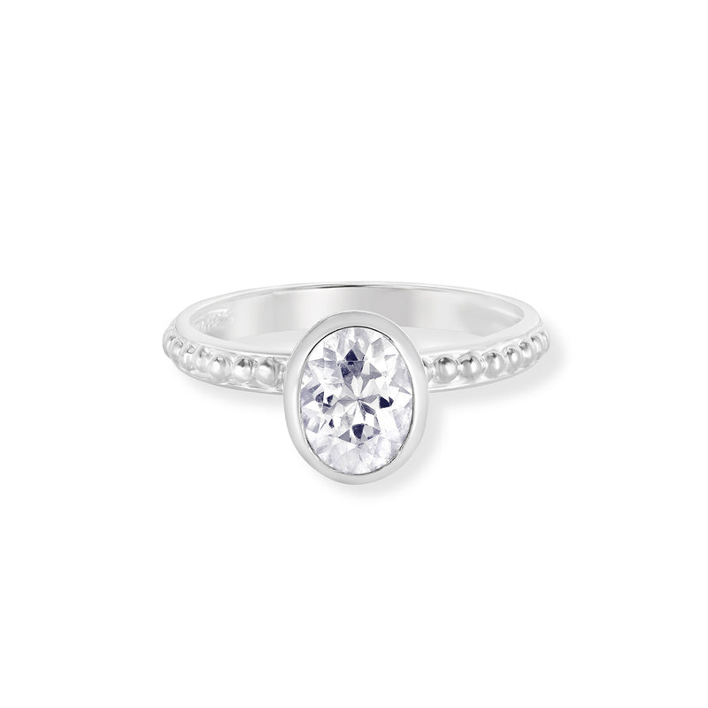 TWR58-S-WT-Dower-and-Hall-Sterling-Silver-Oval-White-Topaz-Granular-Dotty-Twinkle-Ring