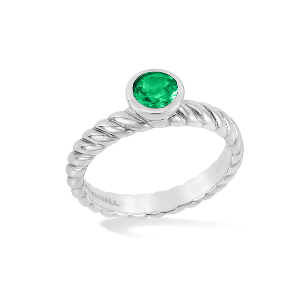 TWR85-S-GG-Dower-and-Hall-Sterling-Silver-5mm-Green-Garnet-Twist-Twinkle-Ring-1