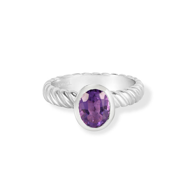 TWR88-S-AME-Dower-and-Hall-Sterling-Silver-Oval-Amethyst-Twist-Twinkle-Ring