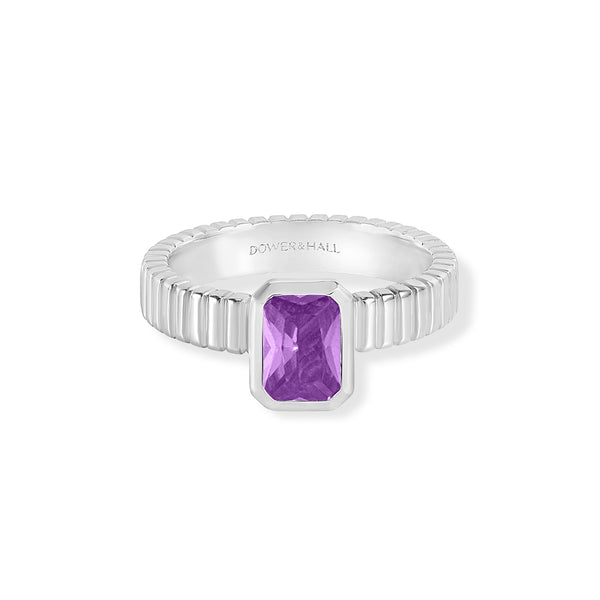 TWR97-S-AME-Dower-and-Hall-Sterling-Silver-Amethyst-Octagon-Twist-Twinkle-Ring