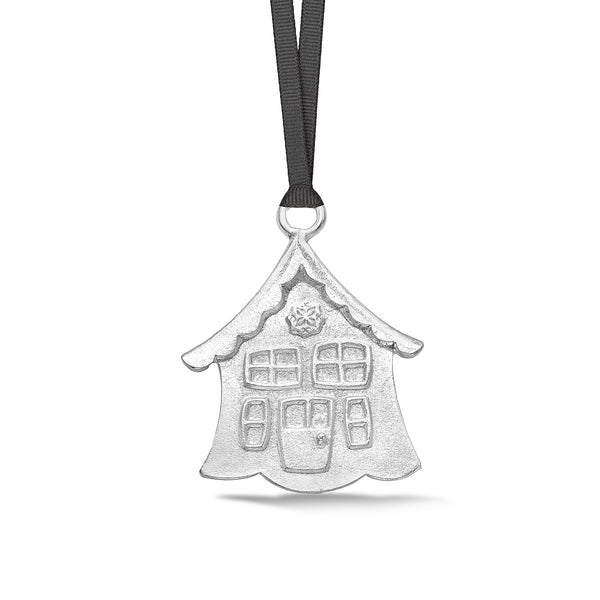    XC2014-P-Dower-and-Hall-Silver-Plated-Pewter-Advent-House-Christmas-Decoration-2014