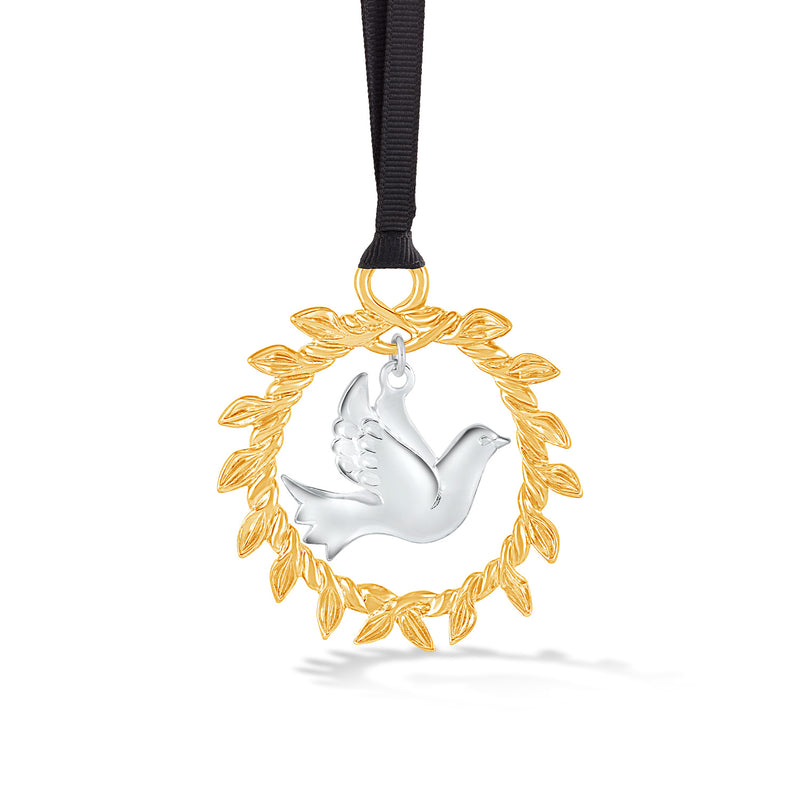 XC2024-DOVE-Dower-and-Hall-Gilded-and-Silver-Plated-Pewter-Peace-Dove-Christmas-Decoration-2024