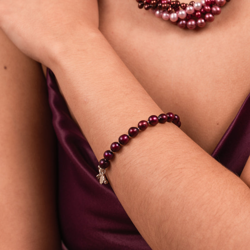 Berry Pearl Bracelet