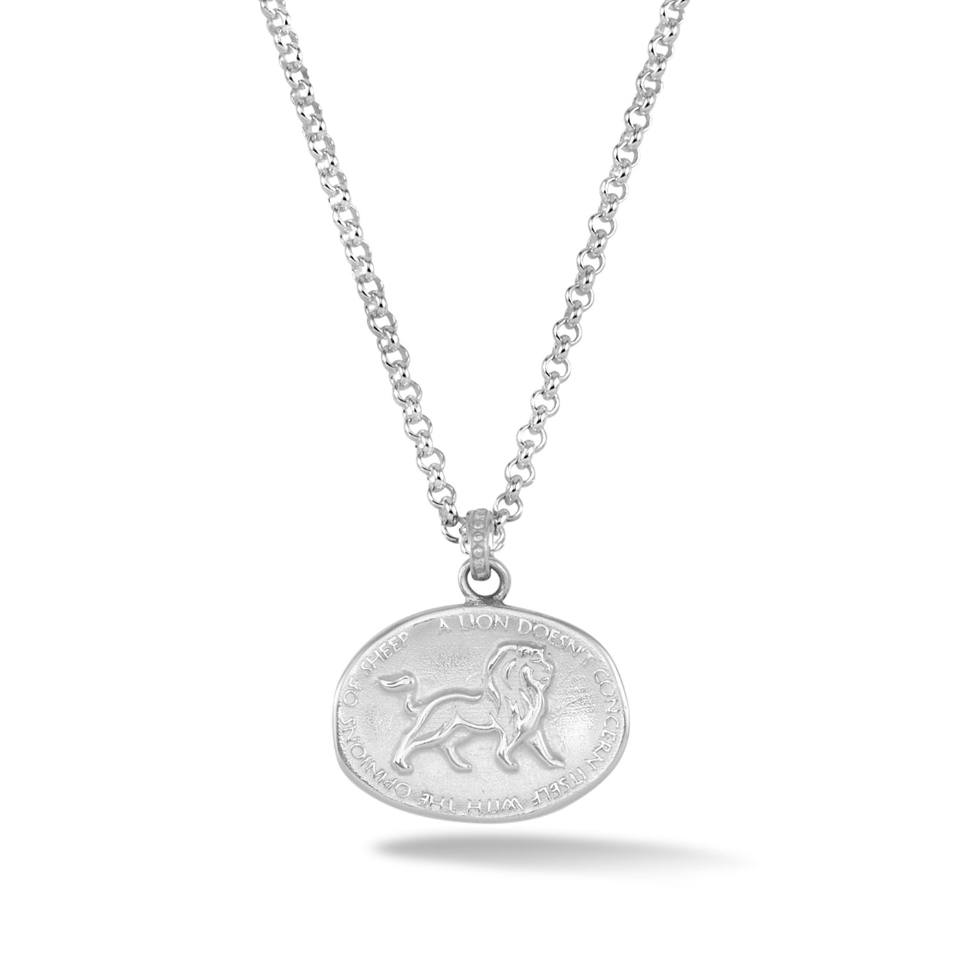 Lion Necklace, Medallion Lion Necklace, Personalized outlet Lion Necklace, Men's Lion Necklace, Gift for Lion Man, Silver Lion Talisman