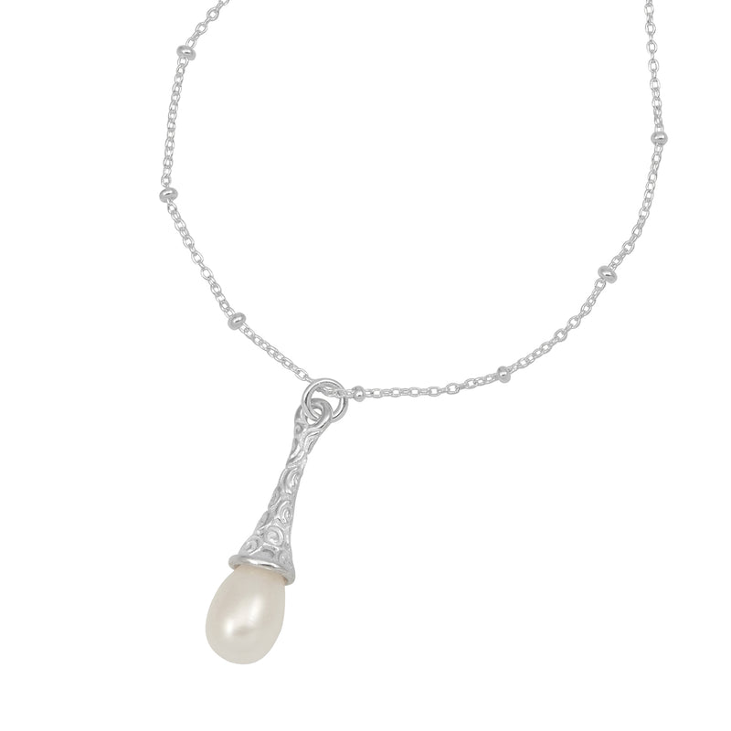 Spiral Pearl Pendant